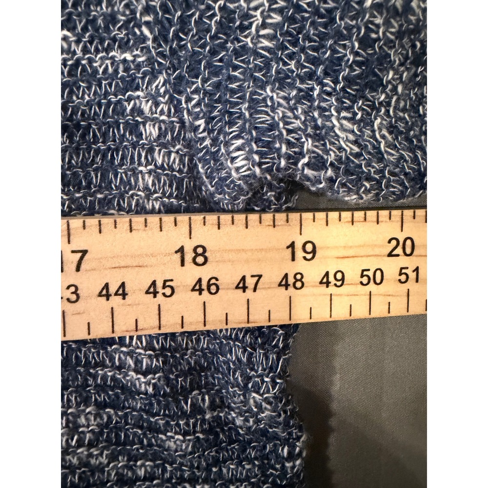 American Eagle Outfitters Mens Small Blue Marled Cotton Short Sleeve T-Shirt - Picture 6 of 7